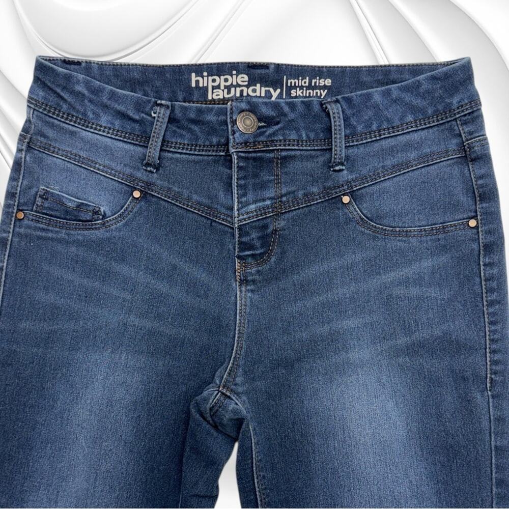 HIPPIE LAUNDRY Women’s 26 MID RISE SKINNY Blue Jeans